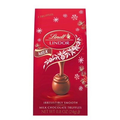 Lindt Lindor Holiday Milk Chocolate Truffles - 0.8oz