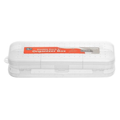  Enday Crayon Box Storage Containers, Clear Crayon Case