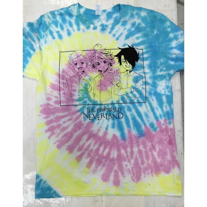 The Promised Neverland Emma Ray Norman Men's Tie-Dye T-Shirt, 3 of 4