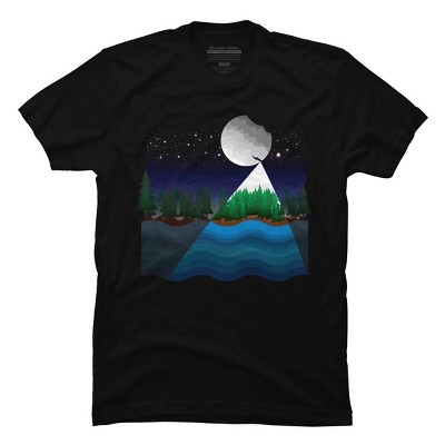 Men's Design By Humans Christmas night By recklessframee T-Shirt