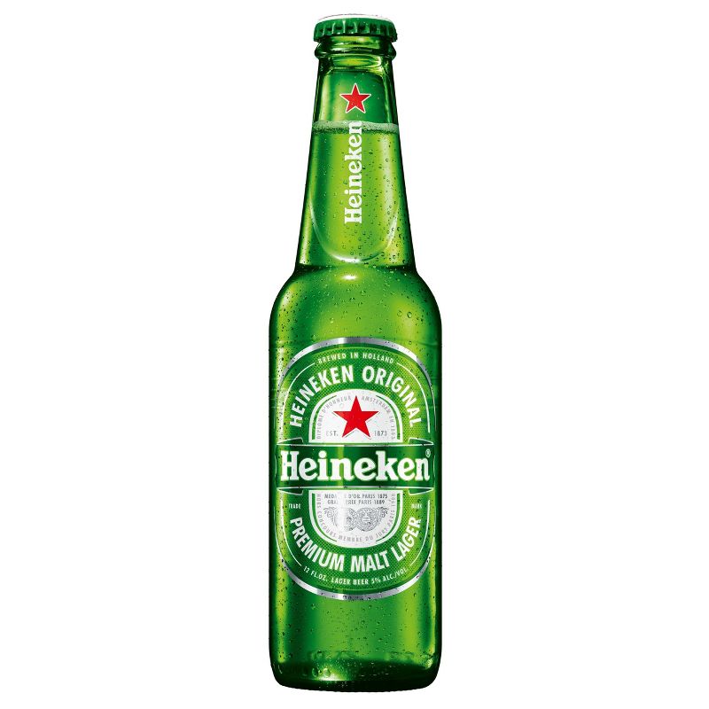 Heineken Original Lager Beer Beer - 18pk/12 fl oz Bottles, 3 of 7