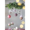 Dexmalle Set of 4 Glass Decorative Hanging Ball Christmas Tree Ornaments - 3 of 4
