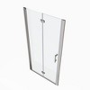 Versatile Pivot Shower Door with 1/4� Tempered Glass and Easy Adjustment - 3 of 4