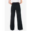Woman Within Plus Size Stretch Cotton Wide Leg Pant - 3 of 4