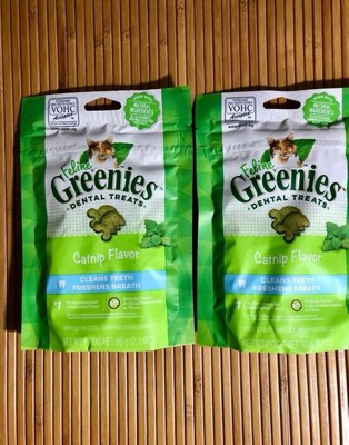 Greenies catnip clearance dental treats