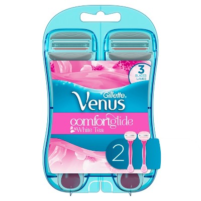 Venus ComfortGlide White Tea Women's Disposable Razor -2ct