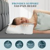 ChicFurnit Bed Pillows Supportive Memory Foam Pillow for Shoulder Ergonomic Neck Support Pillow for Bedroom, Gray, 24"*13"*5" - 2 of 4