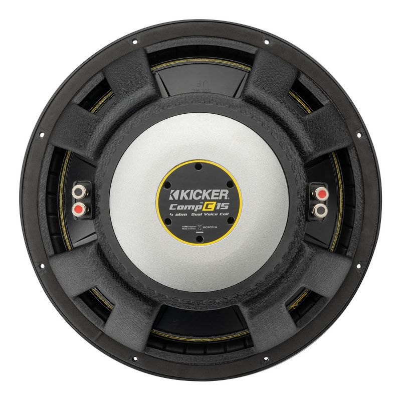 Kicker 50CWCS154 15" CompC 4ohm DVC Subwoofer, 2 of 8