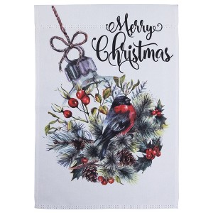 Northlight Merry Christmas Ornament Outdoor Christmas Garden Flag - 18" x 12.5" - 1 of 4