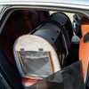 Gulches 39" Portable Soft-Sided Cat Carrier - Dual Compartment with Divider, Cushions & Storage Bag in Brown for Comfortable Travel - 4 of 4