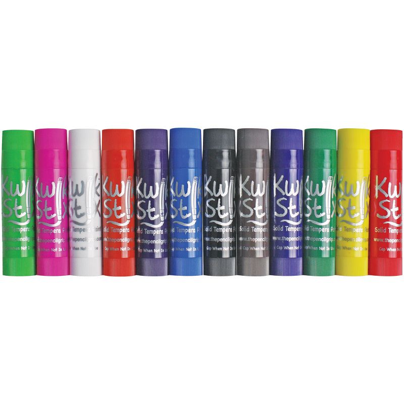 Kwik Stix Solid Tempera Paint Sticks 12/Pkg-Classic Colors, 3 of 4