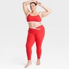 Women's Everyday Soft High-Rise Piped V-Waistband 7/8 Leggings - All In Motion™ - 3 of 4