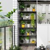 Dolonm 5 Tier Shelf Wire Shelving Unit, Adjustable NSF-Certified Metal Rack for Garage /Commercial Shelving/Bathroom/Kitchen/Office - 2 of 4