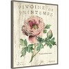 Amanti Art 23" x 28" Pivoine de Printemps by Sue Schlabach Framed Canvas Wall Art Print: Modern Lithograph, Polystyrene Frame - 2 of 4
