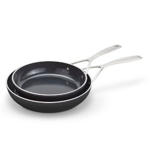 demeyere 1パン Demeyere AluPro Ceramic 2-pc Aluminum Nonstick Fry Pan Set : Target