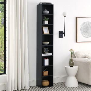 NicBex Bookcases for Living Room 8-Tier Bookshelf Storage Cabinet with Adjustable Shelves Multi-functional Double-decker Bookcase for Home Office - 1 of 4