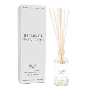 Sweet Water Decor Hello Fall Clear Reed Diffuser - 3.5oz