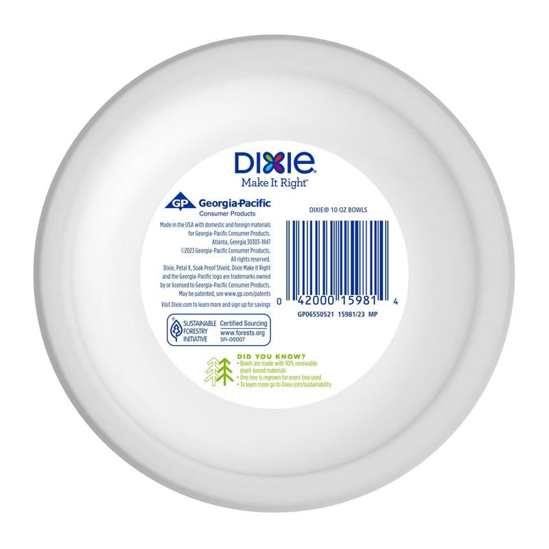 Dixie Everyday Multi Purpose Disposable Bowls - 72ct/10oz, 4 of 10