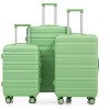 Cesicia 20"/24"/28" 3Pcs ABS Spinner Wheel Luggage with Combination Lock - 3 of 4
