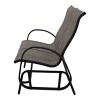 Courtyard Casual Santa Fe Alum Sling Loveseat Glider - 4 of 4