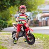 Qaba Kids Motorcycle with Twist Grip Throttle, 12V Electric Motorcycle with Training Wheels, Rear Suspension, Music for Aged 3-6 Years - 2 of 4