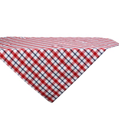 40" x 40" Cotton American Plaid Kitchen Table Topper - Design Imports
