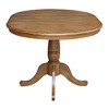 36" Round Dining Table with 12" Leaf - International Concepts - image 3 of 4