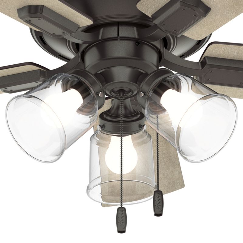 42" Crestfield Low Profile Ceiling Fan (Includes LED Light Bulb) - Hunter Fan, 6 of 16