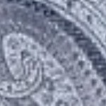 blue, silver and white