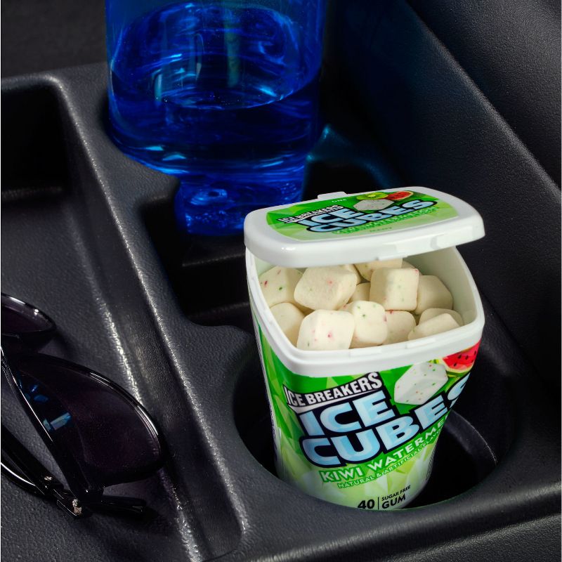 Ice Breakers Kiwi Watermelon Ice Cubes Gum - 3.24oz, 2 of 7