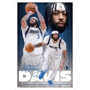 Trends International NBA Dallas Mavericks - Anthony Davis 25 Framed Wall Poster Prints - 1 of 4