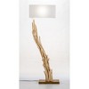 Modern Home Angled Driftwood Nautical Wooden Floor Lamp - 2 of 4