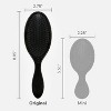 Detangler, Black, Soft, Flexible Bristles, Detangling Brush for Wet or Dry Hair - 3 of 4