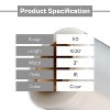 PSBM Mini Stretch Wrap Shrink Film, 18 Rolls, 3" x 1000 Ft. Roll with Plastic Handle - 2 of 2