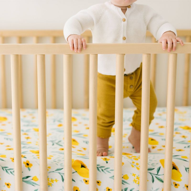 Clementine Kids Buttercup Blossom Crib Sheet, 2 of 4