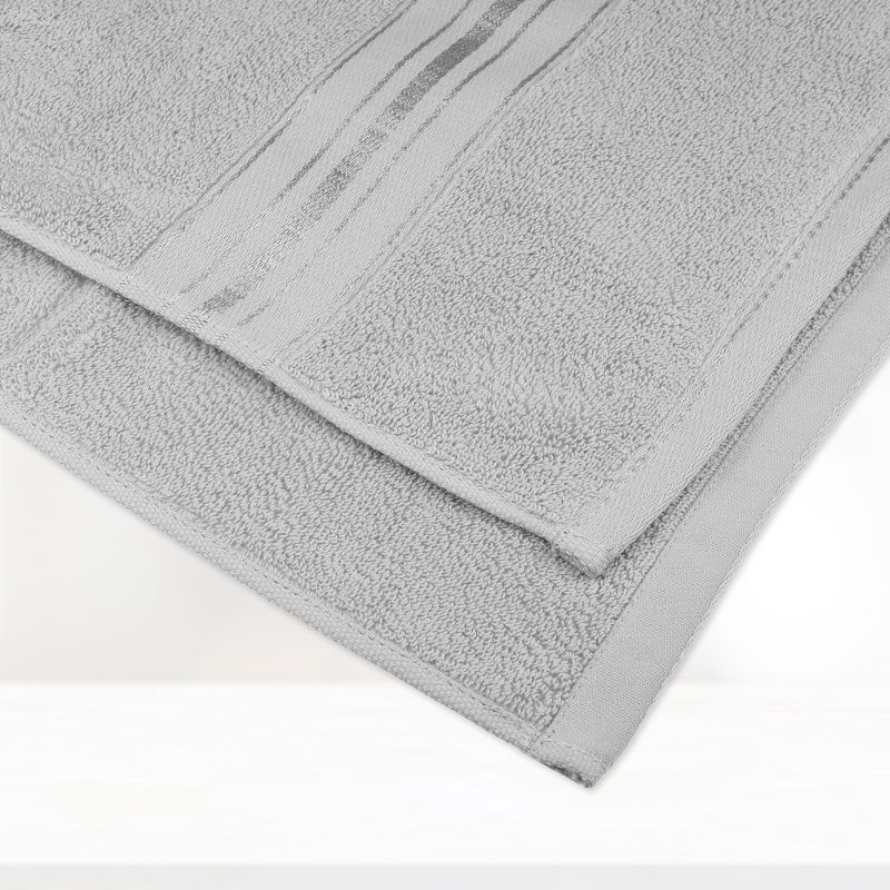 Unique Bargains Soft Absorbent Cotton Bath Towel Classic Design 55.12''x27.56'' for Bathroom Shower 1Pc, 3 of 7
