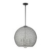 Livex Lighting Cassandra 4 - Light Pendant in  Black - 2 of 2