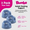 Bumbo Infant Floor Seat Baby Sit Up Chair with Adjustable Safety Harness, 3 Pack - 2 of 4