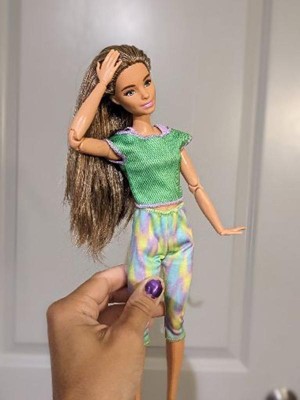 barbie Made To Move Doll - Green Dye Pants : Target