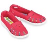 Collections Etc Adjustable Canvas Plaid Padded Insoles Sandals - 3 of 4