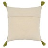 Saro Lifestyle Embroidered Large Floral Throw Pillow With Down Filling - 2 of 3