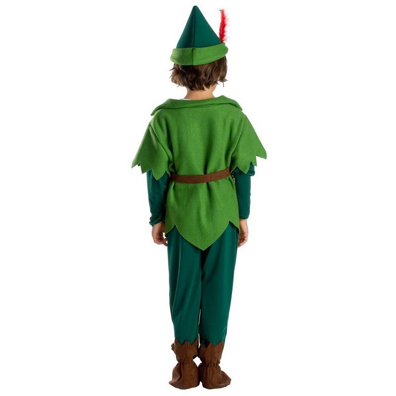 Dress Up America Peter Pan Costume for Kids - Fairy Tale Dress Up - Toddler 4, 2 of 3