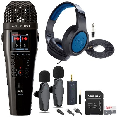 Zoom M4 MicTrak Stereo Microphone and Recorder with Samson Stereo