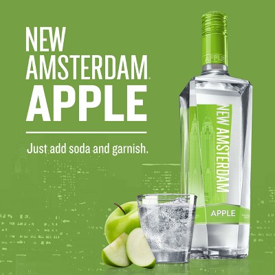 New Amsterdam Apple Flavored Vodka - 750ml Bottle