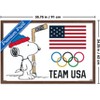 Trends International Team USA x Peanuts – Olympic Hockey Snoopy Framed Wall Poster Prints - 3 of 4