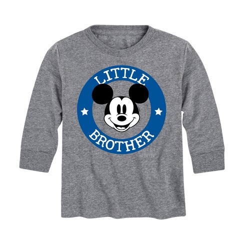 Boys Disney Mickey Little Brother Long Sleeve Graphic T shirt Target