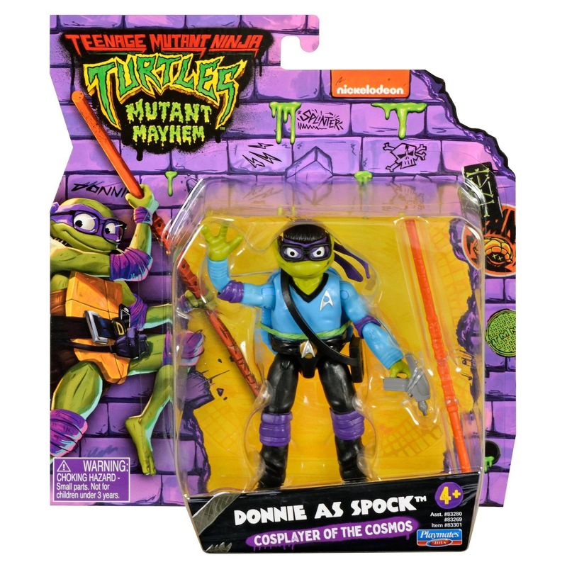 Teenage Mutant Ninja Turtles: Mutant Mayhem Donnie as Spock Action Figure, 2 of 9