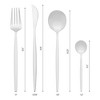 REGALWOVEN Stainless Steel Durable Rust-Proof Serving Sets 16 Pcs - 2 of 4