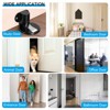 Unique Bargains Zinc Alloy Adjustable Magnetic Floor Mount Door Stop Holder 2 Pcs - 4 of 4