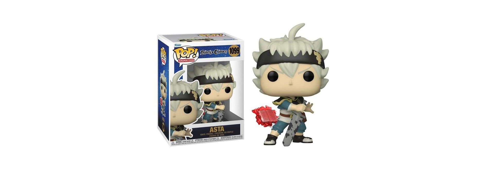 Funko Pop Animation: Black Clover - Asta Vinyl Figure #1099 #59239